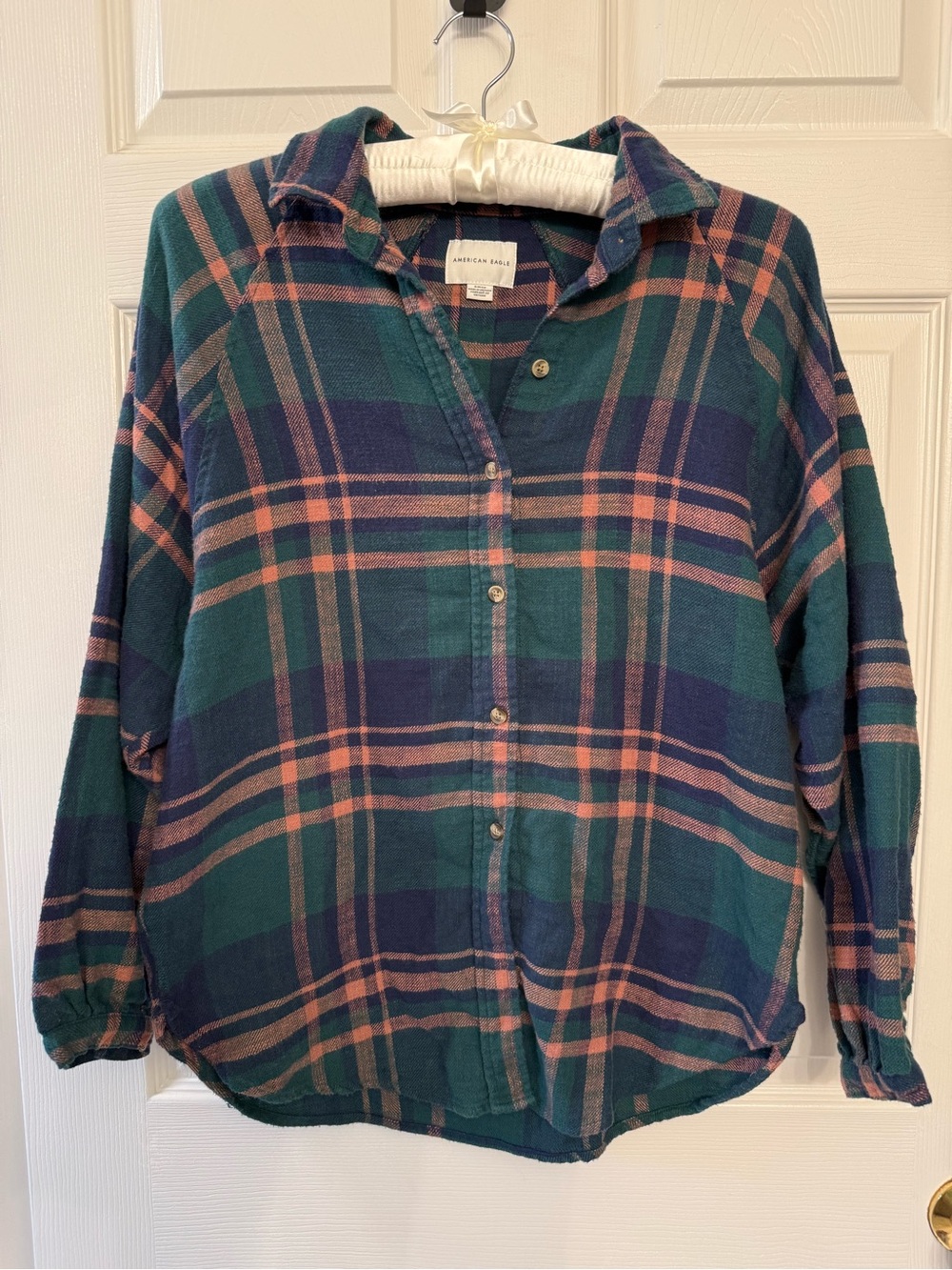American Eagle Outfitters Plaid Button Flannel